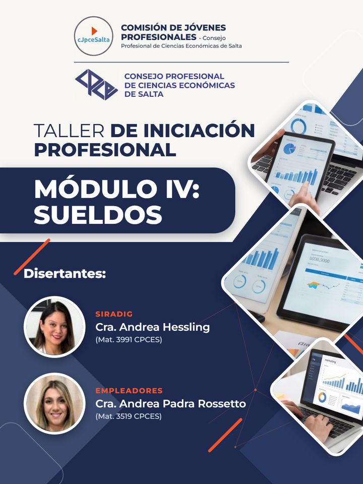 Flyer del Módulo IV: Sueldos